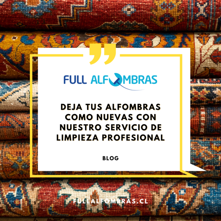 Deja tus alfombras como nuevas con nuestro servicio de limpieza profesional